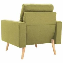 VidaXL Fauteuil Vert Tissu 12 VidaXL Fauteuil Vert Tissu -Fauteuils Soldes image 5 288698