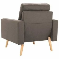 VidaXL Fauteuil Taupe Tissu -Fauteuils Soldes image 5 288701