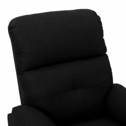 VidaXL Fauteuil inclinable Noir Tissu 12 VidaXL Fauteuil inclinable Noir Tissu -Fauteuils Soldes image 5 289664