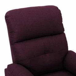 VidaXL Fauteuil inclinable Violet Tissu 12 VidaXL Fauteuil inclinable Violet Tissu -Fauteuils Soldes image 5 289669