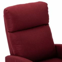 VidaXL Fauteuil inclinable Rouge bordeaux Tissu -Fauteuils Soldes image 5 289699