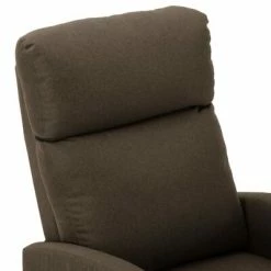 VidaXL Fauteuil inclinable Marron Tissu -Fauteuils Soldes image 5 289700