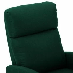 VidaXL Fauteuil inclinable Vert foncé Tissu 12 VidaXL Fauteuil inclinable Vert foncé Tissu -Fauteuils Soldes image 5 289702