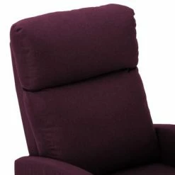 VidaXL Fauteuil inclinable Violet Tissu -Fauteuils Soldes image 5 289703