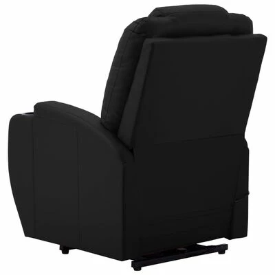 VidaXL Fauteuil inclinable Noir Similicuir 7 VidaXL Fauteuil inclinable Noir Similicuir – Image 5