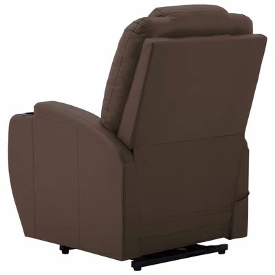 VidaXL Fauteuil inclinable Marron Similicuir 7 VidaXL Fauteuil inclinable Marron Similicuir – Image 5