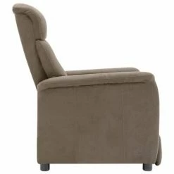 VidaXL Fauteuil inclinable Taupe Similicuir daim -Fauteuils Soldes image 5 289765