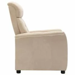 VidaXL Fauteuil inclinable Crème Similicuir daim 12 VidaXL Fauteuil inclinable Crème Similicuir daim -Fauteuils Soldes image 5 289769