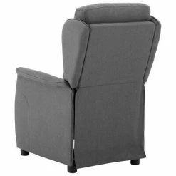 VidaXL Fauteuil inclinable Gris clair Tissu -Fauteuils Soldes image 5 289776