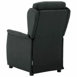 VidaXL Fauteuil inclinable Gris foncé Tissu 12 VidaXL Fauteuil inclinable Gris foncé Tissu -Fauteuils Soldes image 5 289777