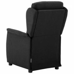 VidaXL Fauteuil inclinable Noir Tissu -Fauteuils Soldes image 5 289778