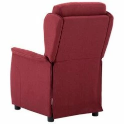 VidaXL Fauteuil inclinable Rouge bordeaux Tissu -Fauteuils Soldes image 5 289779