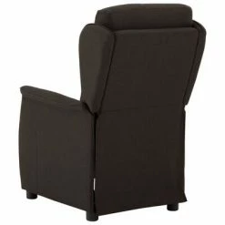 VidaXL Fauteuil inclinable Marron foncé Tissu 12 VidaXL Fauteuil inclinable Marron foncé Tissu -Fauteuils Soldes image 5 289781