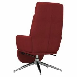 VidaXL Chaise de relaxation avec repose-pied Rouge bordeaux Tissu 12 VidaXL Chaise de relaxation avec repose-pied Rouge bordeaux Tissu -Fauteuils Soldes image 5 3097532