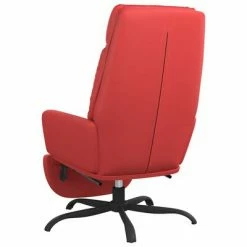 VidaXL Chaise de relaxation avec repose-pied Bordeaux Similicuir 12 VidaXL Chaise de relaxation avec repose-pied Bordeaux Similicuir -Fauteuils Soldes image 5 3097546