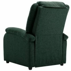 VidaXL Fauteuil inclinable électrique Vert foncé Tissu -Fauteuils Soldes image 5 3098358