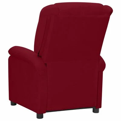 VidaXL Fauteuil inclinable électrique Bordeaux Velours 7 VidaXL Fauteuil inclinable électrique Bordeaux Velours – Image 5