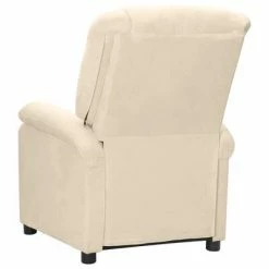 VidaXL Fauteuil inclinable électrique Crème Velours 12 VidaXL Fauteuil inclinable électrique Crème Velours -Fauteuils Soldes image 5 3098402