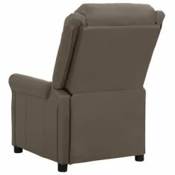 VidaXL Fauteuil inclinable électrique Gris Similicuir -Fauteuils Soldes image 5 3098468