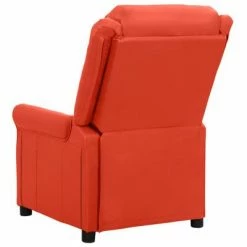 VidaXL Fauteuil inclinable électrique Rouge Similicuir -Fauteuils Soldes image 5 3098469