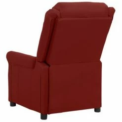 VidaXL Fauteuil inclinable électrique Rouge bordeaux Similicuir -Fauteuils Soldes image 5 3098470