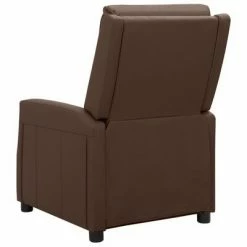 VidaXL Fauteuil inclinable électrique Marron Similicuir -Fauteuils Soldes image 5 3098479