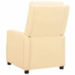 VidaXL Fauteuil inclinable électrique Crème Similicuir -Fauteuils Soldes image 5 3098481
