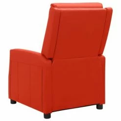 VidaXL Fauteuil inclinable électrique Rouge Similicuir 12 VidaXL Fauteuil inclinable électrique Rouge Similicuir -Fauteuils Soldes image 5 3098483