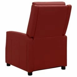 VidaXL Fauteuil inclinable électrique Rouge bordeaux Similicuir -Fauteuils Soldes image 5 3098484