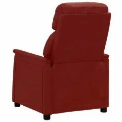 VidaXL Fauteuil inclinable électrique Rouge bordeaux Similicuir -Fauteuils Soldes image 5 3098498