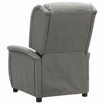 VidaXL Fauteuil inclinable électrique Gris clair Tissu 7 VidaXL Fauteuil inclinable électrique Gris clair Tissu – Image 5
