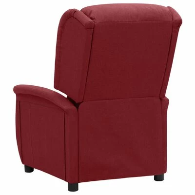 VidaXL Fauteuil inclinable électrique Rouge bordeaux Tissu 7 VidaXL Fauteuil inclinable électrique Rouge bordeaux Tissu – Image 5