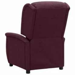 VidaXL Fauteuil inclinable électrique Violet Tissu -Fauteuils Soldes image 5 3098513