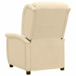VidaXL Fauteuil inclinable électrique Crème Tissu 12 VidaXL Fauteuil inclinable électrique Crème Tissu -Fauteuils Soldes image 5 3098515