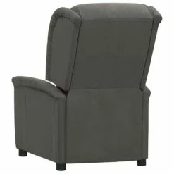 VidaXL Fauteuil inclinable électrique Gris foncé Tissu microfibre -Fauteuils Soldes image 5 3098533