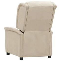 VidaXL Fauteuil inclinable électrique Crème Tissu microfibre 12 VidaXL Fauteuil inclinable électrique Crème Tissu microfibre -Fauteuils Soldes image 5 3098535
