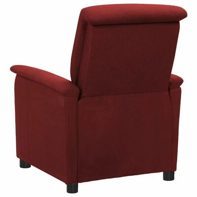 VidaXL Fauteuil inclinable électrique Bordeaux Tissu 7 VidaXL Fauteuil inclinable électrique Bordeaux Tissu – Image 5