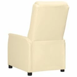 VidaXL Fauteuil inclinable électrique Crème Similicuir 12 VidaXL Fauteuil inclinable électrique Crème Similicuir -Fauteuils Soldes image 5 3098599