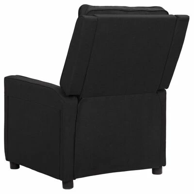 VidaXL Fauteuil inclinable électrique Noir Tissu 7 VidaXL Fauteuil inclinable électrique Noir Tissu – Image 5