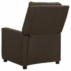 VidaXL Fauteuil inclinable électrique Marron foncé Tissu -Fauteuils Soldes image 5 3098615