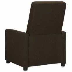 VidaXL Fauteuil inclinable électrique Marron foncé Tissu -Fauteuils Soldes image 5 3098643