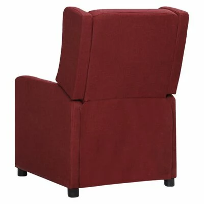 VidaXL Fauteuil inclinable électrique Rouge bordeaux Tissu 7 VidaXL Fauteuil inclinable électrique Rouge bordeaux Tissu – Image 5