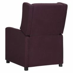 VidaXL Fauteuil inclinable électrique Violet Tissu -Fauteuils Soldes image 5 3098728