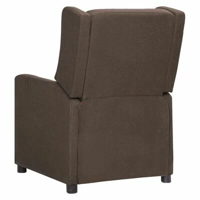 VidaXL Fauteuil inclinable électrique Taupe Tissu 7 VidaXL Fauteuil inclinable électrique Taupe Tissu – Image 5