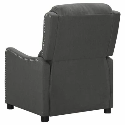 VidaXL Fauteuil inclinable électrique Gris foncé Tissu 7 VidaXL Fauteuil inclinable électrique Gris foncé Tissu – Image 5