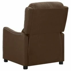 VidaXL Fauteuil inclinable électrique Marron Tissu -Fauteuils Soldes image 5 3098749