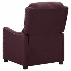 VidaXL Fauteuil inclinable électrique Violet Tissu -Fauteuils Soldes image 5 3098752