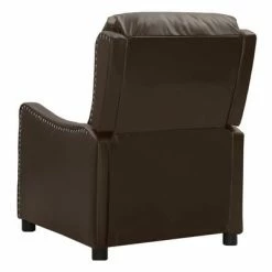 VidaXL Fauteuil de massage inclinable électrique Marron Similicuir -Fauteuils Soldes image 5 3098772
