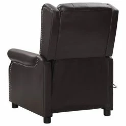 VidaXL Fauteuil inclinable électrique de massage Marron Similicuir 12 VidaXL Fauteuil inclinable électrique de massage Marron Similicuir -Fauteuils Soldes image 5 3098776