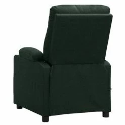 VidaXL Fauteuil inclinable électrique Vert foncé Tissu -Fauteuils Soldes image 5 3098845